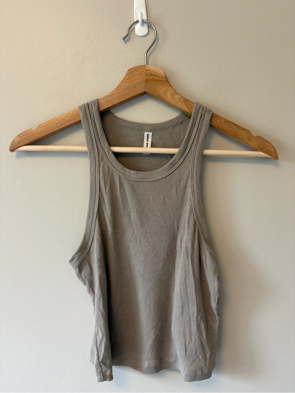 Aritzia Sunday Best Ribbed Tank Top